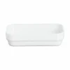 Ravier rectangulaire blanc verre opal 14 cm Restaurant - ARCOROC Sale