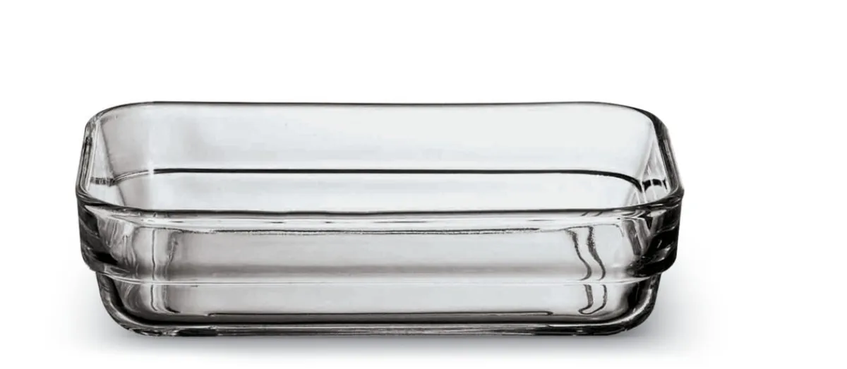 Ravier rectangulaire transparent verre trempé 14 cm Empilable - ARCOROC Clearance