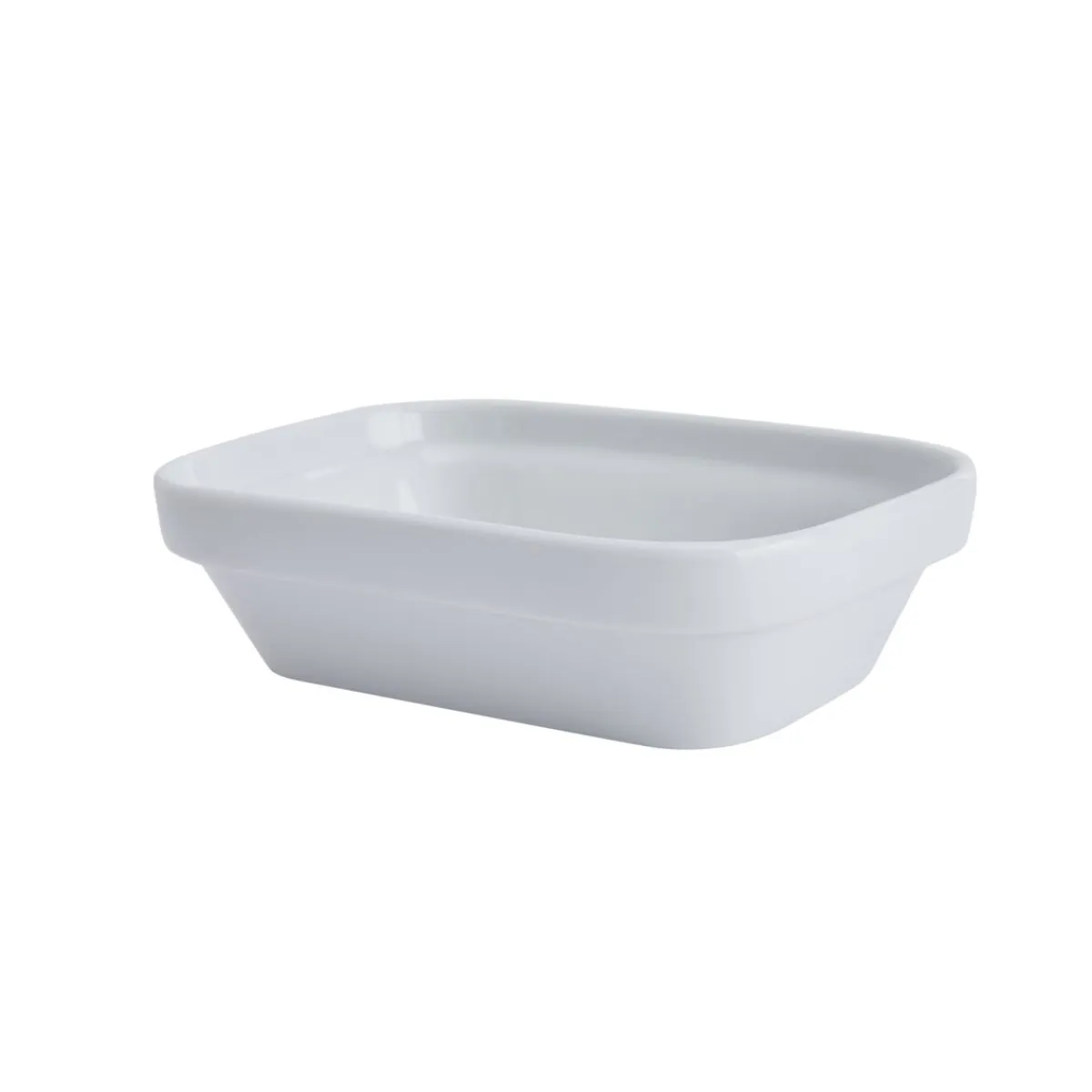 ESSENTIALS COLLECTION Ravier régithermie rond blanc porcelaine 12,8 cm Vitalia Hot