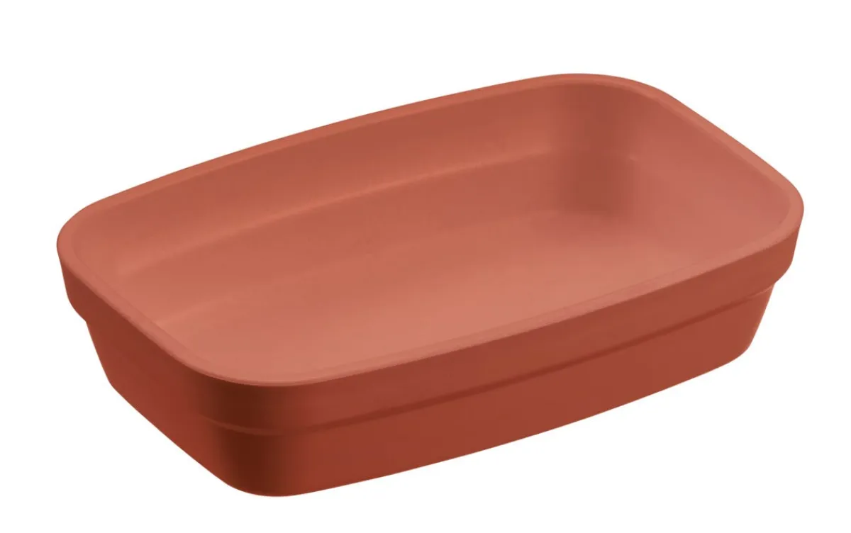 SAINT ROMAIN Ravier terracotta fibre végétale 14 cm Liliroc New