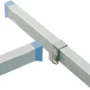 Rayonnage aluminium anodisé 99,2 cm x 175 cm 150 kg 4 étagères - TOURNUS New