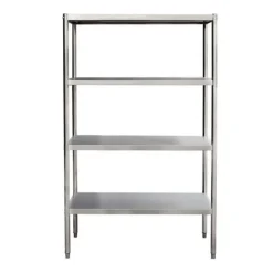 PROINOX Rayonnage inox 140 cm x 180 cm 80 kg 4 étagères