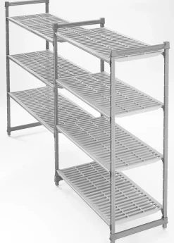 CAMBRO Rayonnage plastique 122 cm x 183 cm 800 kg 4 étagères Basics Plus Sale