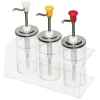 Récipient pour bar à sauce transparent plexiglas - Aucune New