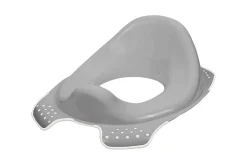 Aucune Réducteur de toilettes gris clair plastique New