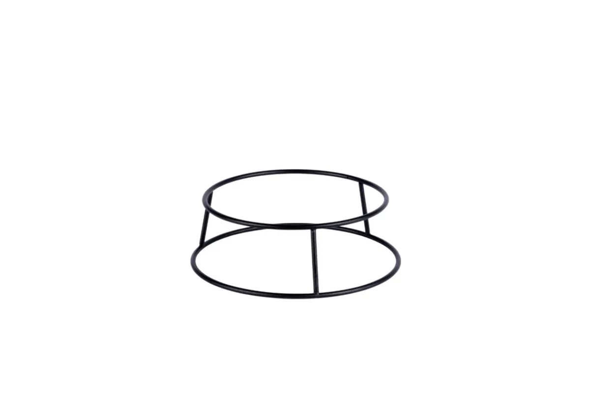 PRO.MUNDI Rehausse acier noir Ø 24,2 cm 8 cm Naro