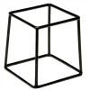 Rehausse acier noir 18x18x18 cm Multi - APS Best