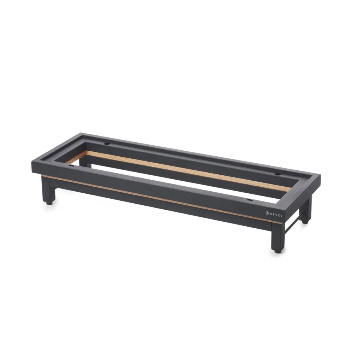 REVOL Rehausse gn 2/4 métal noir En Scène