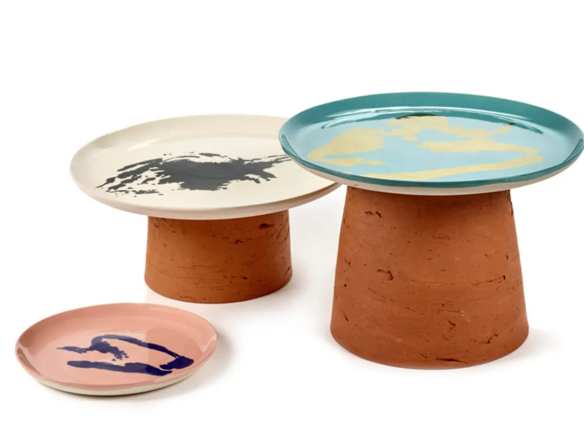 SERAX Rehausse rond brun terre cuite Ø 22 cm Feast By Ottolenghi Hot