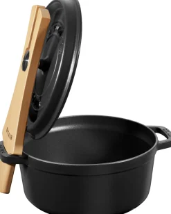 STAUB Repose couvercle bois 31x10,5x1,4 cm Discount