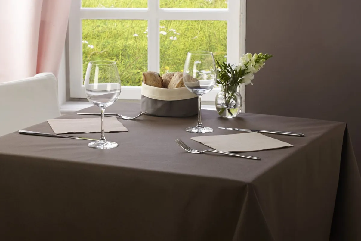 PRO.MUNDI Rouleau de nappe bordeaux non tissé 1,2x25 m Lisah Best