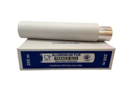 Aucune Rouleau film aluminium gris 200 m x 33 cm Discount