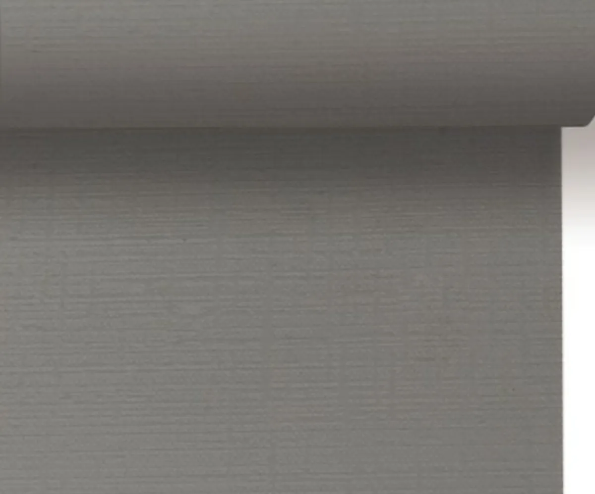 Rouleau tête à tête gris non tissé 0,4x24 m Evolin - DUNI Hot