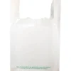 Aucune Sac bretelle plastique blanc 30x54 cm 50 microns (500 pièces) Online