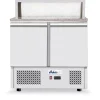 Saladette pizza 2p 300l plan granit 300 L 2 niveaux - HENDI Sale