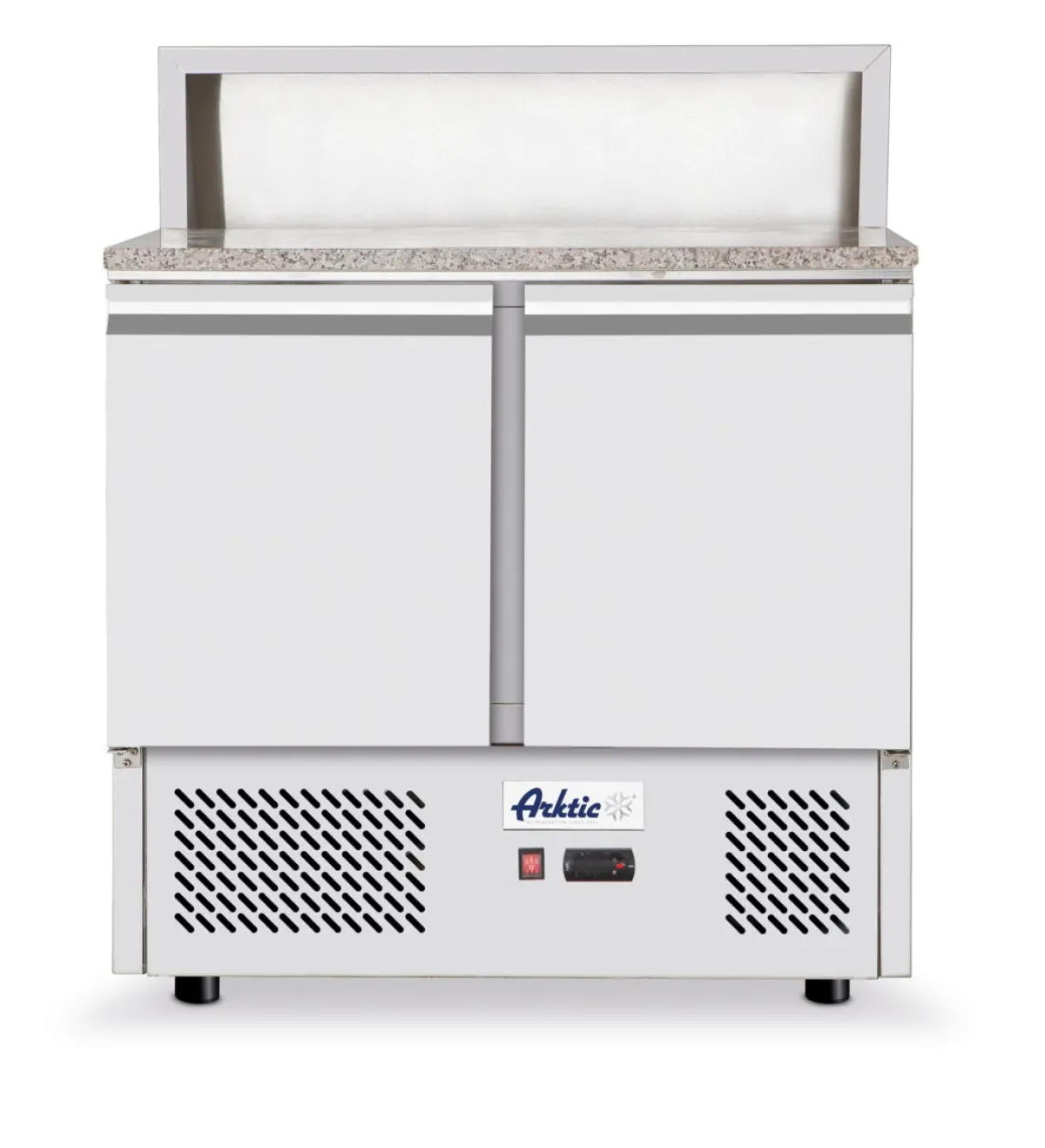 Saladette pizza 2p 300l plan granit 300 L 2 niveaux - HENDI Sale