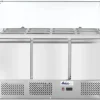 Saladette 3p 380l avec vitrine 380 L 3 compartiments - HENDI Sale