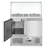 Saladette 2p 300l avec vitrine 300 L 2 compartiments - HENDI Outlet