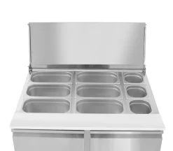 Saladette 2p 300l 300 L 2 compartiments - HENDI Best