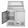 HENDI Saladette 2p 300l vitrine surelevee froid positif 300 L 2 compartiments Outlet