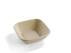 Saladier carré beige 17x17x5,3 cm 75 cl Be Pulp (50 pièces) - Aucune Outlet