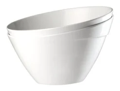 APS Saladier mélamine blanc Ø 24,5 cm 15 cm 2,5 L Balance Hot