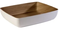 Saladier mélamine blanc 32,5x26,5x7,5 cm 4 L Frida - APS Discount