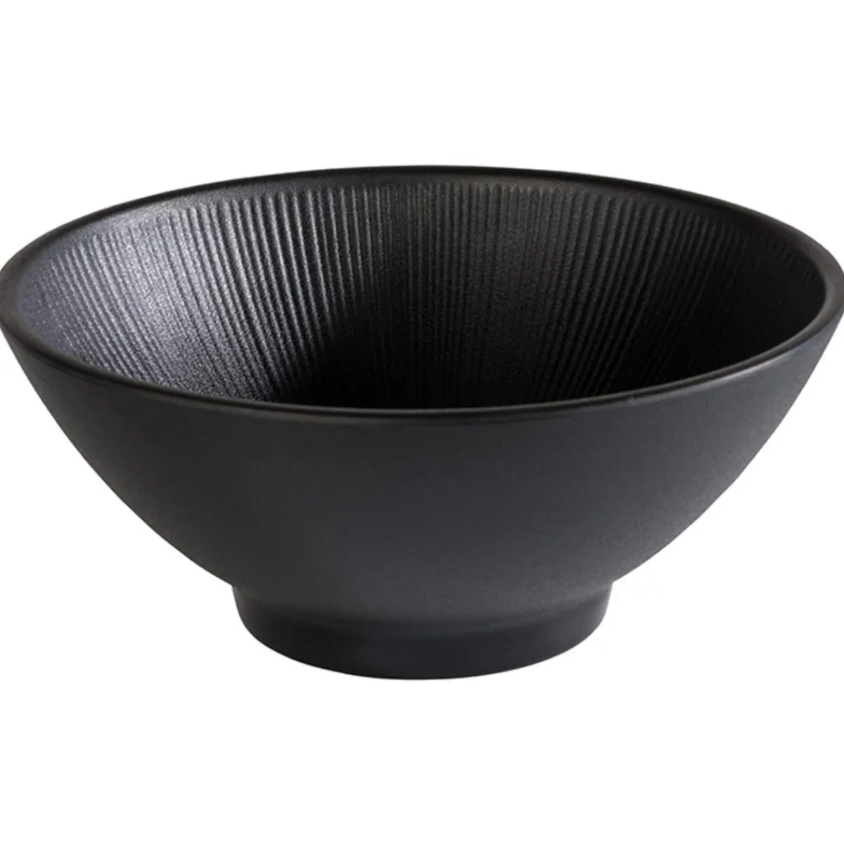 APS Saladier mélamine noir Ø 19 cm 8 cm 90 cl Nero