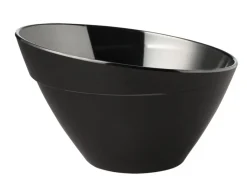 APS Saladier mélamine noir Ø 24,5 cm 15 cm 2,5 L Balance Clearance