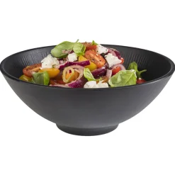 Saladier mélamine noir Ø 24 cm 9 cm 1,7 L Nero - APS Outlet