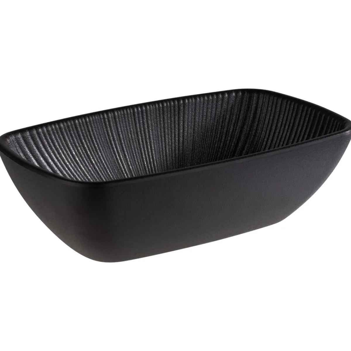 Saladier mélamine noir 17,6x10,8x5,5 cm 35 cl Nero - APS Discount