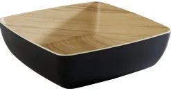 Saladier mélamine noir 25x25x7,5 cm 2,65 L Frida - APS Best