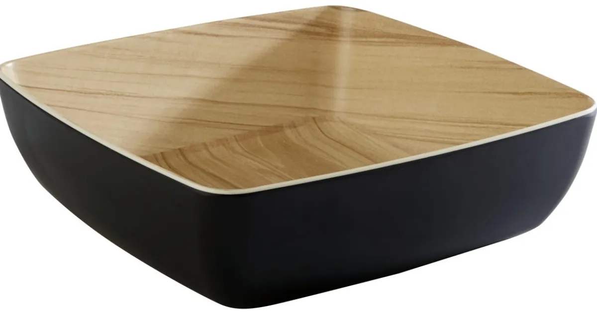 Saladier mélamine noir 25x25x7,5 cm 2,65 L Frida - APS Best