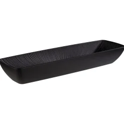 Saladier mélamine noir 53x16,2x7,5 cm 3,5 L Nero - APS Clearance