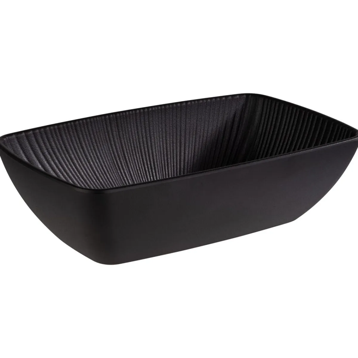APS Saladier mélamine noir 26,5x16,2x7,5 cm 1,5 L Nero Best