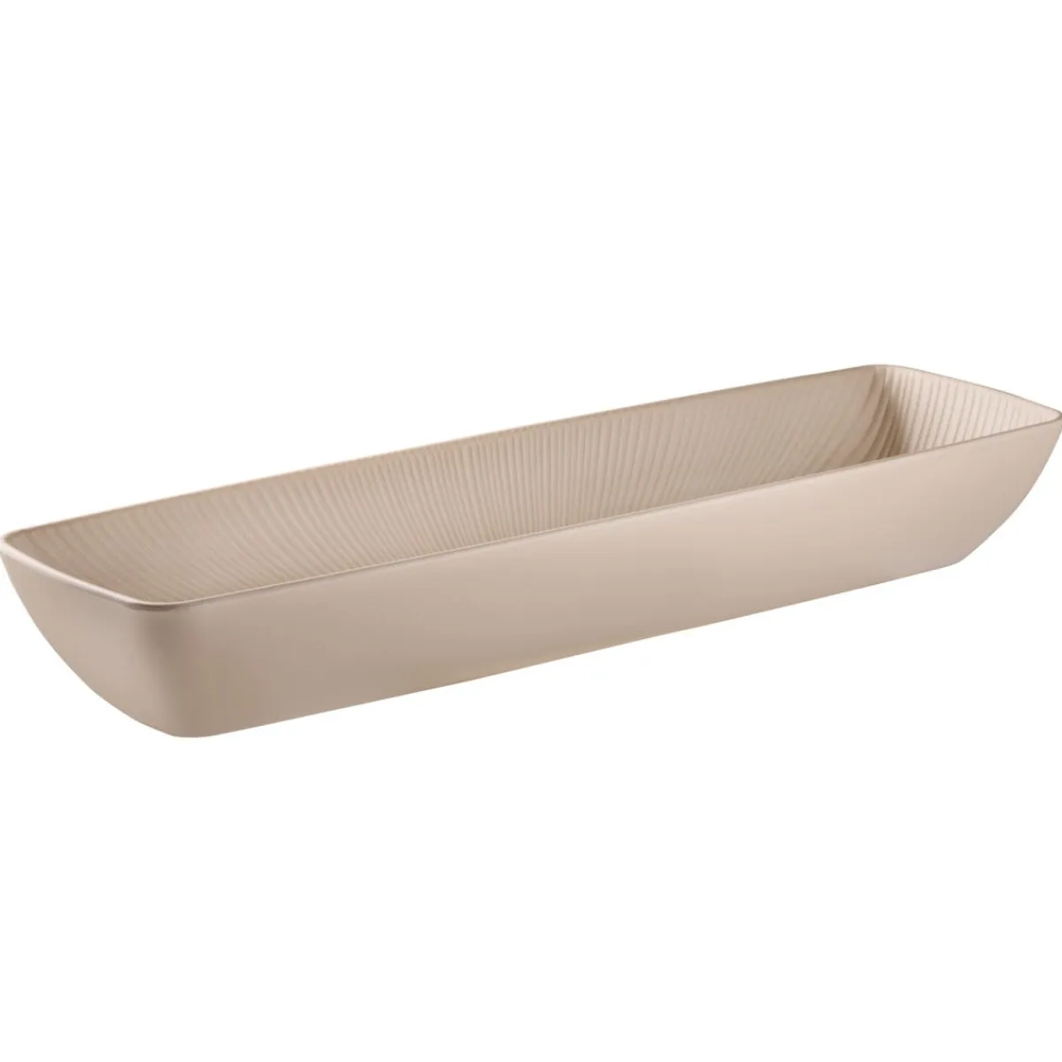 Saladier mélamine sable 53x16,2x7,5 cm 3,5 L Nero - APS Best