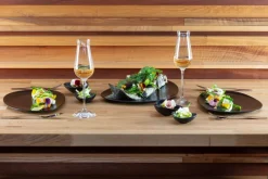 Saladier noir porcelaine vitrifiée 28 cm Shaped - RAK Best