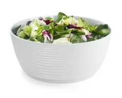 PLATEX Saladier rond blanc mélamine Ø 23 cm Wave Online