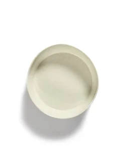 Saladier rond blanc swirl - stripes bleu grès émaillé Ø 28,5 cm Feast By Ottolenghi - SERAX Outlet