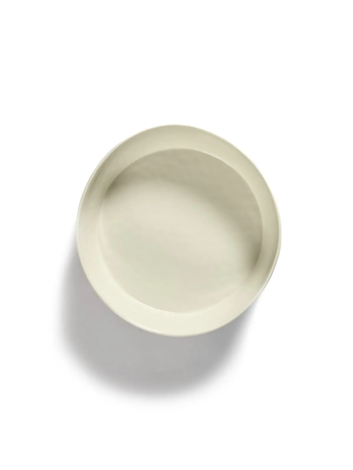 Saladier rond blanc swirl - stripes bleu grès émaillé Ø 28,5 cm Feast By Ottolenghi - SERAX Outlet