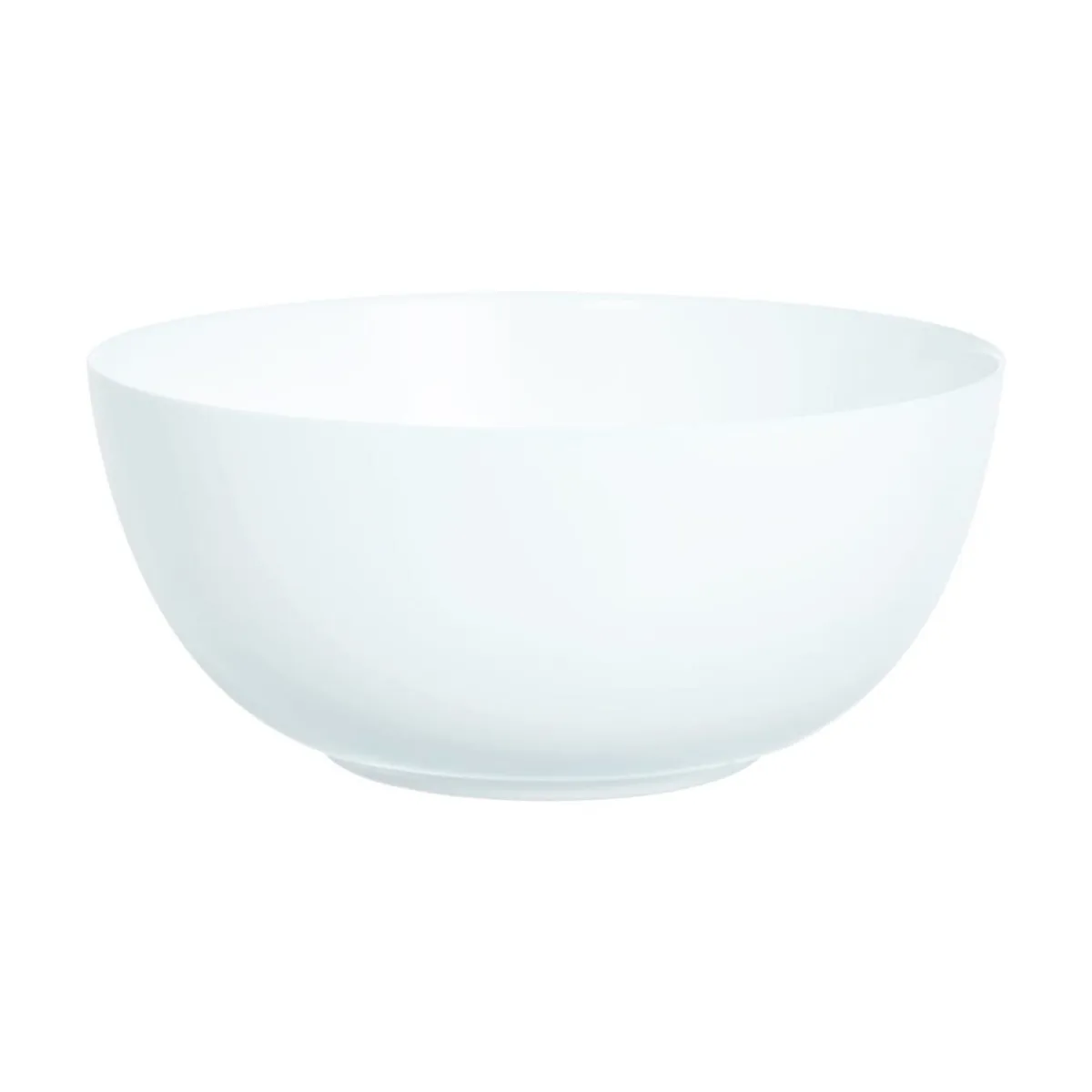LUMINARC Saladier rond blanc verre opal Ø 21 cm Diwali Discount