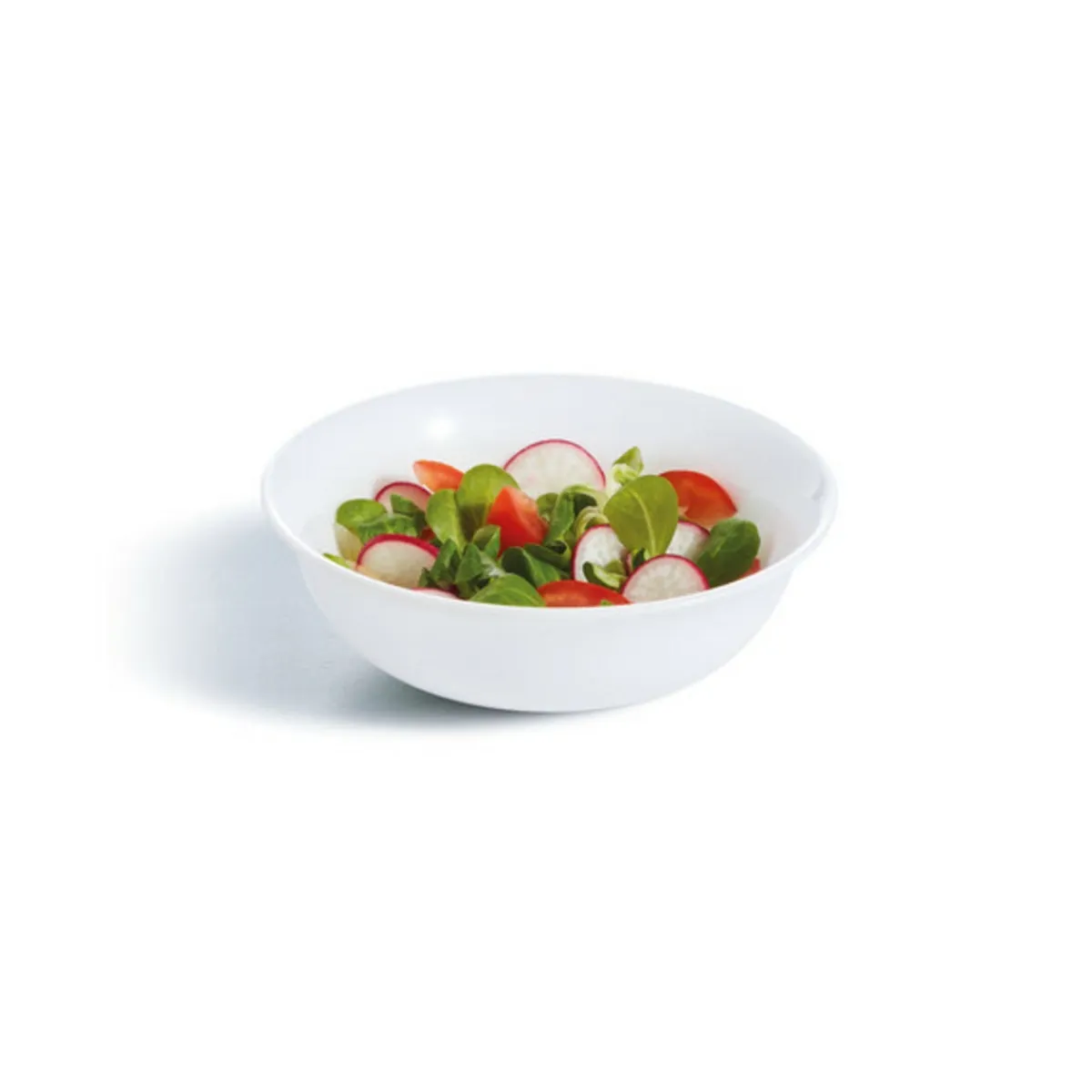 ARCOROC Saladier rond blanc verre opal Ø 16 cm Restaurant Online