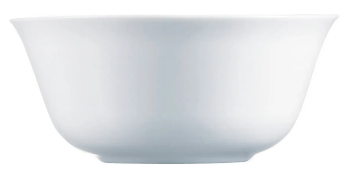 LUMINARC Saladier rond blanc verre opal Ø 24 cm Discount