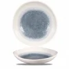 CHURCHILL Saladier rond bleu porcelaine vitrifiée Ø 25,3 cm Raku Topaz