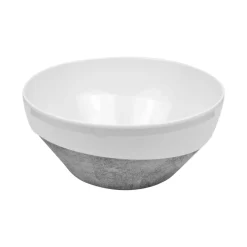 Saladier rond gris mélamine Ø 24,5 cm Urban - DALEBROOK Online