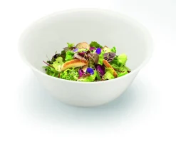 Saladier rond ivoire porcelaine vitrifiée Banquet - RAK Discount