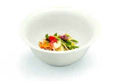 Saladier rond ivoire porcelaine vitrifiée Banquet - RAK Discount