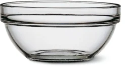 Saladier rond transparent verre trempé Ø 26 cm Empilable - ARCOROC Discount