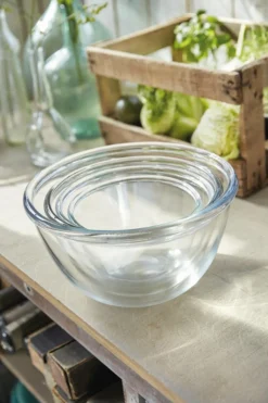 LUMINARC Saladier rond transparent verre trempé Ø 24 cm Cocoon Best