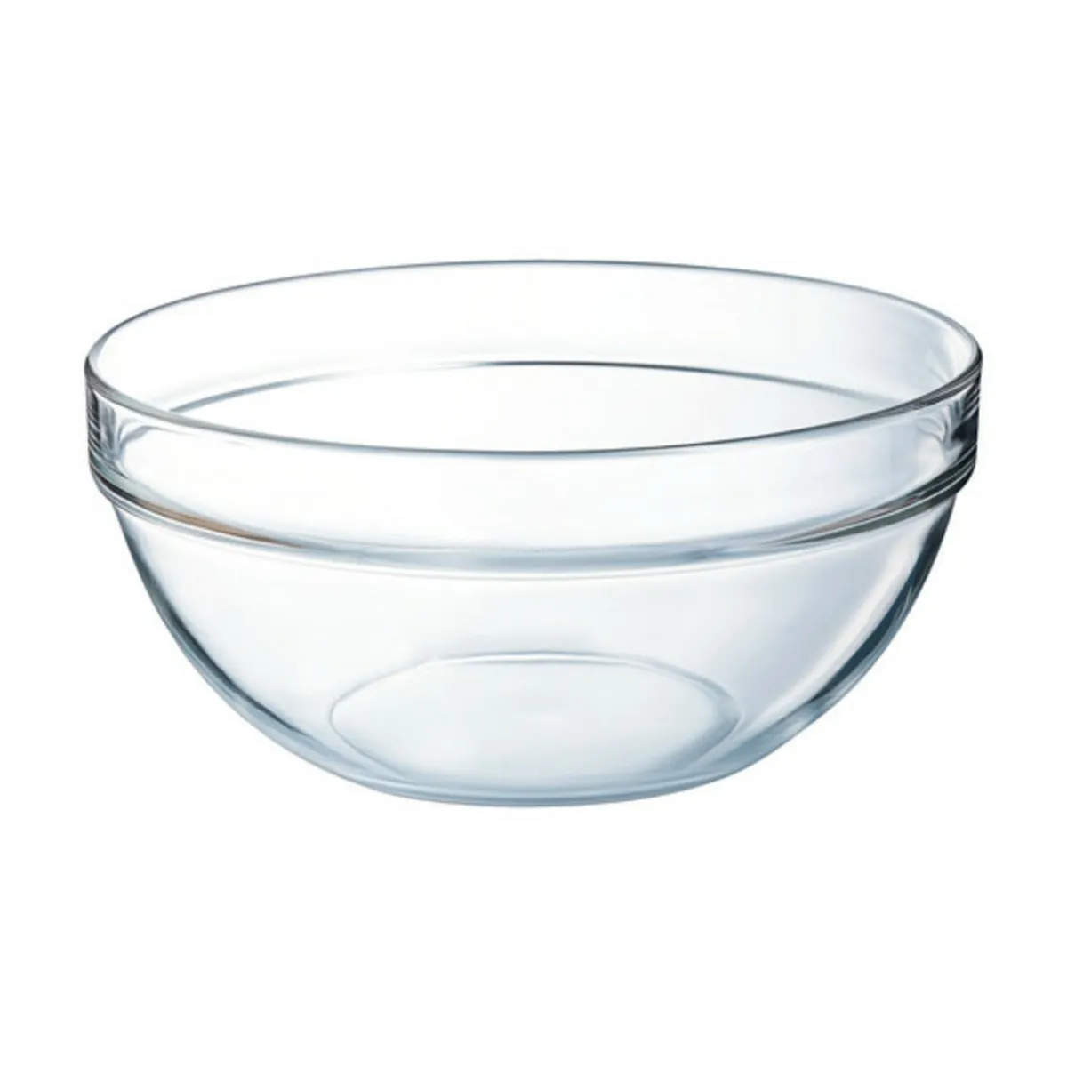 ARCOROC Saladier rond transparent verre trempé Ø 29 cm Empilable
